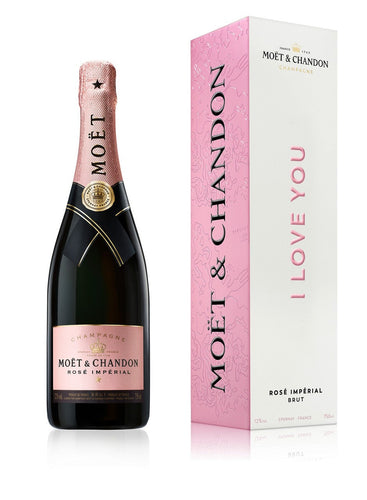 MOET & CHANDON ROSE IMPERIAL I LOVE YOU 75CL (STAFF)