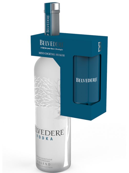 BELVEDERE PURE SHAKER GIFT PACK 70CL